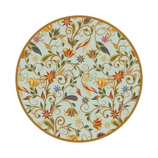 Decorative floral ornament in East style. Mandala-Luxurious | 3D Textured Wall Art | UV Printed Embossed Canvas Wall Frame for living room