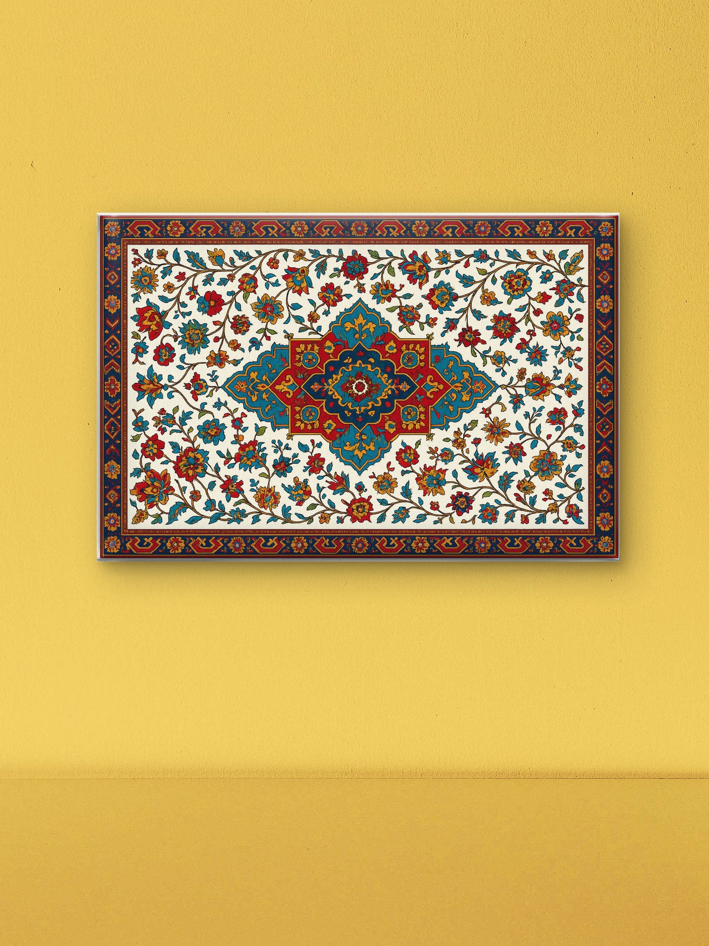carpet-modern wall folk-art-Luxurious-Indian Culture &  Folk Art 3D Textured Wall Art | UV Printed Embossed Canvas Wall Frame for Home Decor,living Room
