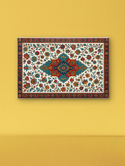 carpet-modern wall folk-art-Luxurious-Indian Culture &  Folk Art 3D Textured Wall Art | UV Printed Embossed Canvas Wall Frame for Home Decor,living Room