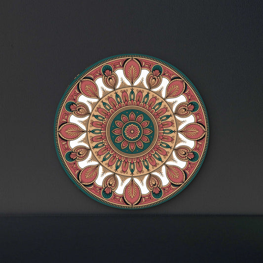 indian-mandala-Luxurious | 3D Textured Wall Art | UV Printed Embossed Canvas Wall Frame for living room