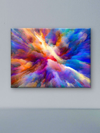 colour-Luxurious-Modern Art & Abstract| 3D Textured Wall Art | UV Printed Embossed Canvas Wall Frame for Office,Meditation Space