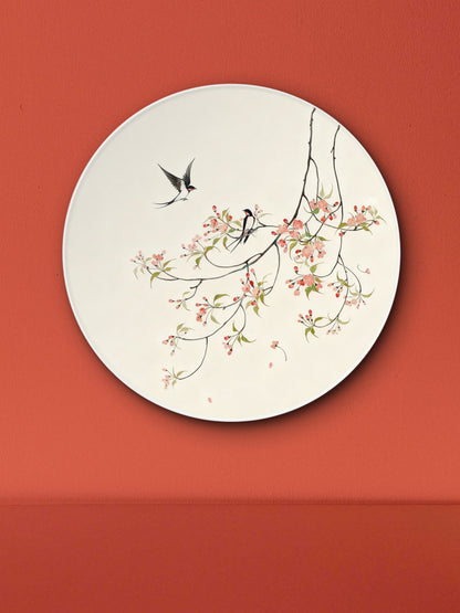 Blossoms in Spring-Luxurious | 3D Textured Wall Art | UV Printed Embossed Canvas Wall Frame for living room,home decor