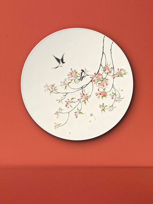 Blossoms in Spring-Luxurious | 3D Textured Wall Art | UV Printed Embossed Canvas Wall Frame for living room,home decor