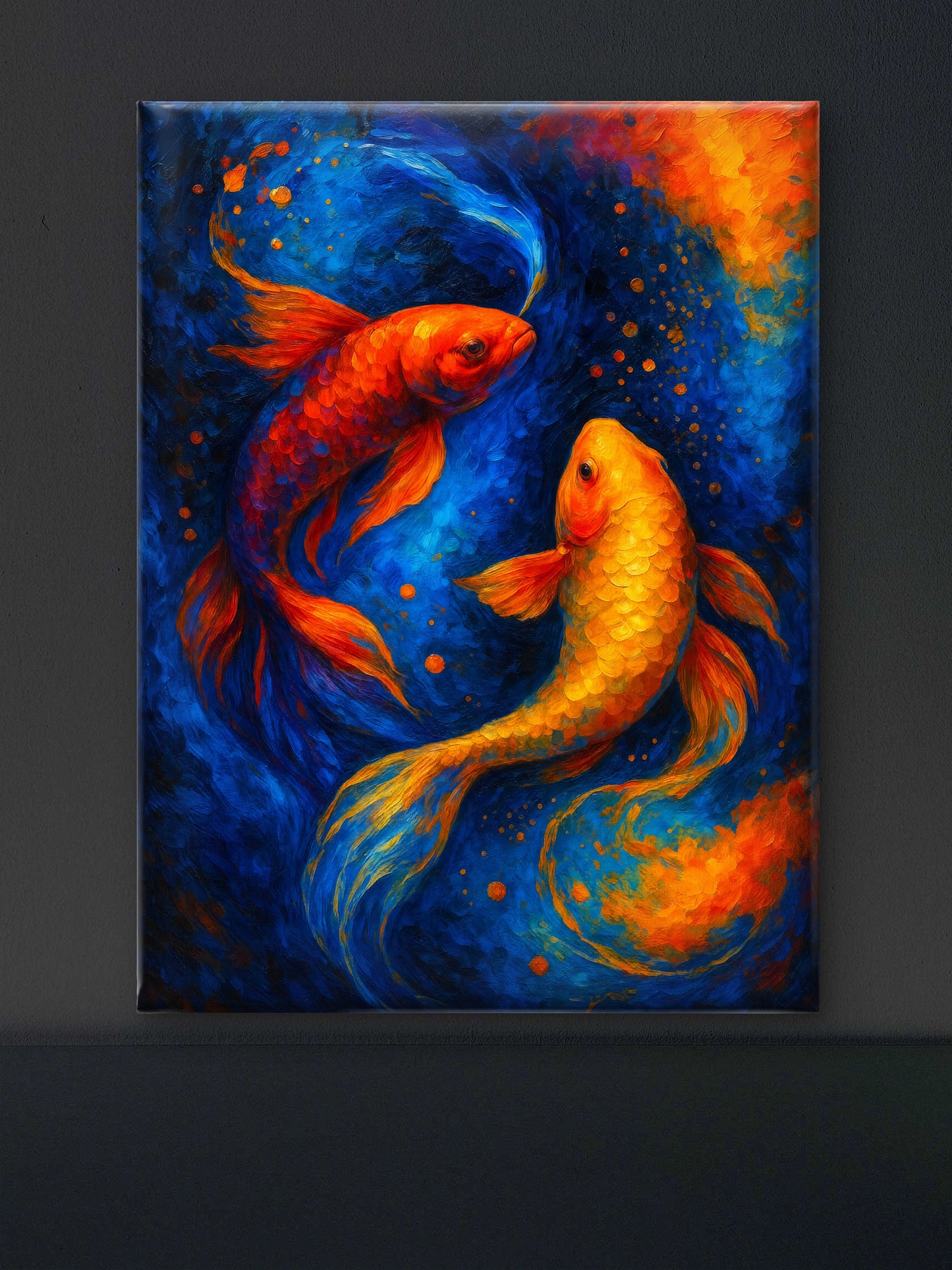 Golden Blessings-Luxurious-Wildlife & Animals 3D Textured Wall Art | UV Printed Embossed Canvas Wall Frame for Home Decor,living Room