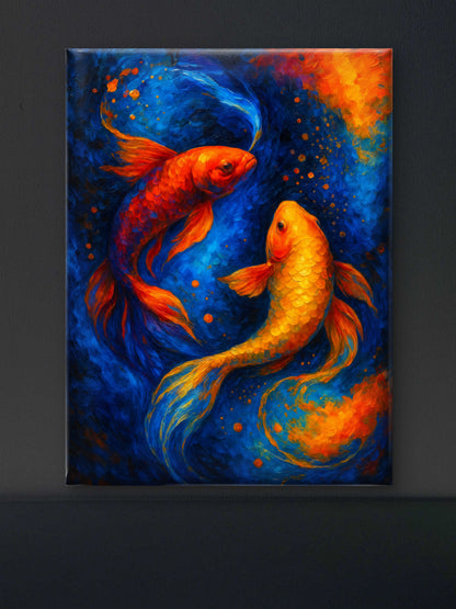 Golden Blessings-Luxurious-Wildlife & Animals 3D Textured Wall Art | UV Printed Embossed Canvas Wall Frame for Home Decor,living Room