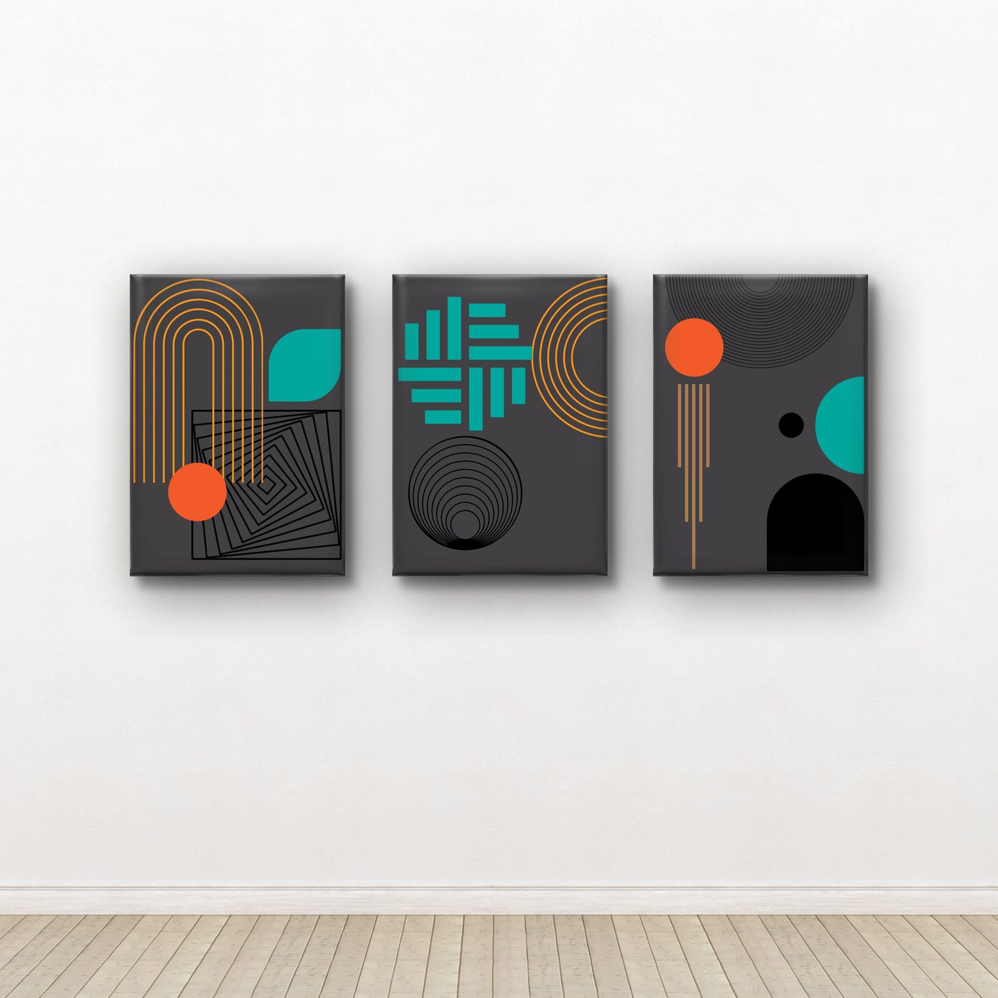 3 Art Elements-3D Textured Wall Art | UV Embossed Canvas Wall Frame for Home decor