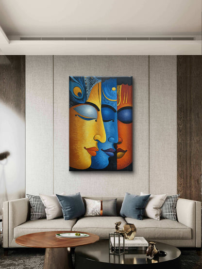 impasto-style texture-Luxurious-Spiritual & Mindful 3D Textured Wall Art | UV Printed Embossed Canvas Wall Frame for Prayer room ,Meditation Space
