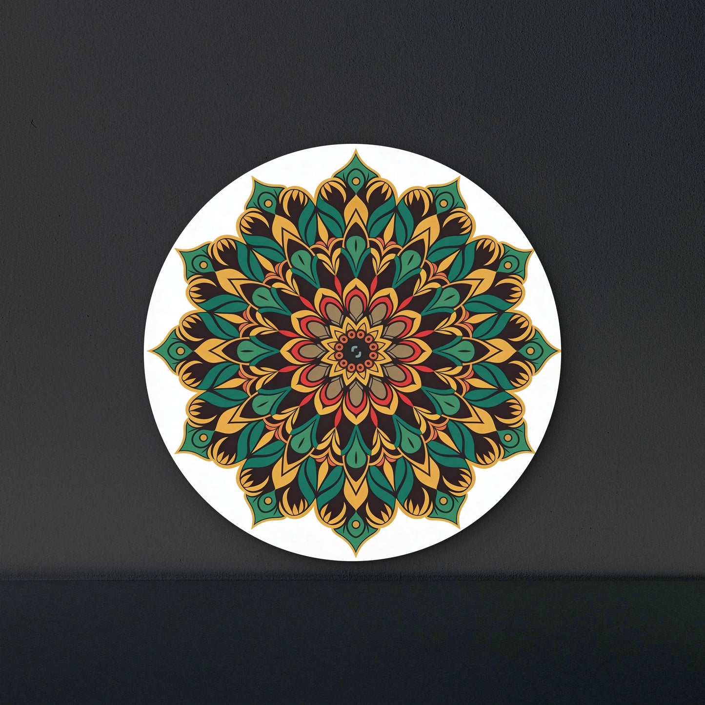 mandala-design-Luxurious | 3D Textured Wall Art | UV Printed Embossed Canvas Wall Frame for living room