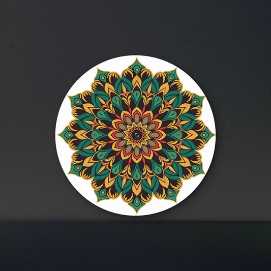 mandala-design-Luxurious | 3D Textured Wall Art | UV Printed Embossed Canvas Wall Frame for living room