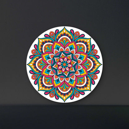 mandala-flower-Luxurious | 3D Textured Wall Art | UV Printed Embossed Canvas Wall Frame for living room