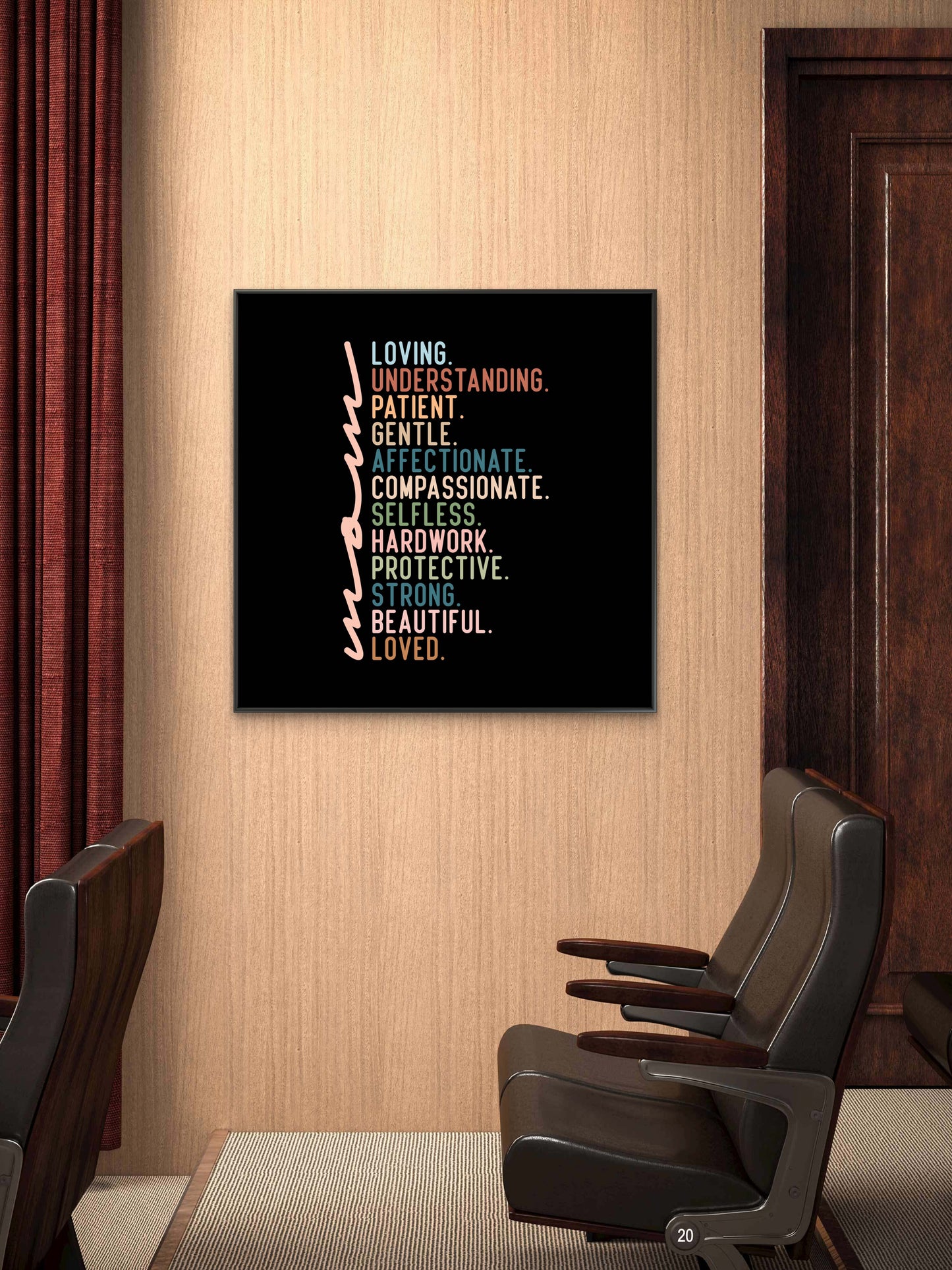 motivation word-Luxurious-Motivational & Typography| 3D Textured Wall Art | UV Printed Embossed Canvas Wall Frame for Office,Meditation Space