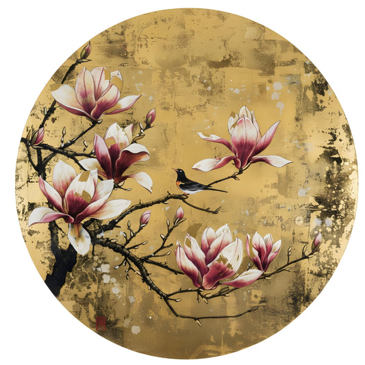 A Symphony of Spring-Luxurious | 3D Textured Wall Art | UV Printed Embossed Canvas Wall Frame for living room,home decor