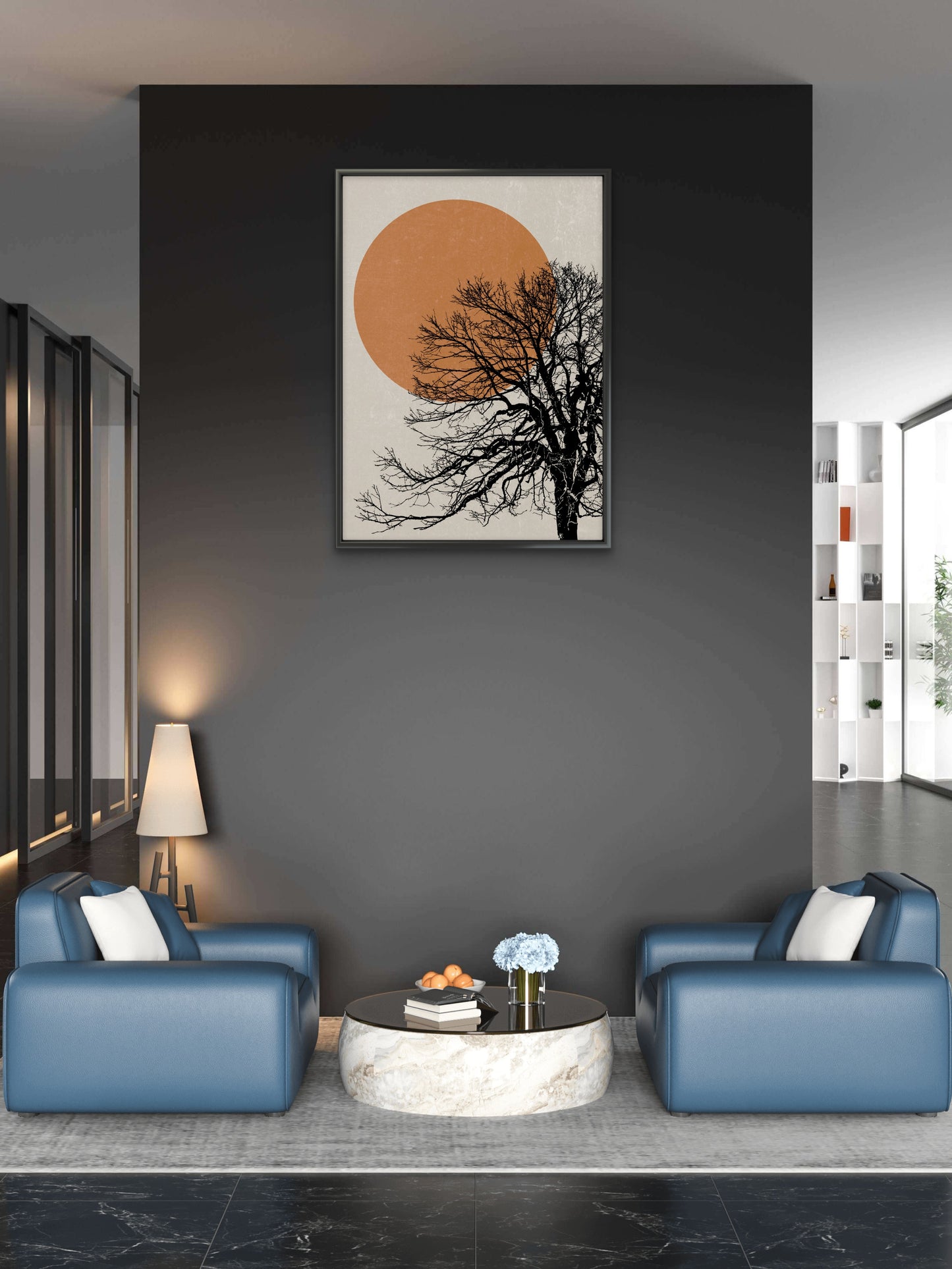 The tree of life-Luxurious-Nature and landscape | 3D Textured Wall Art | UV Printed Embossed Canvas Wall Frame for Home Decor,Living Room