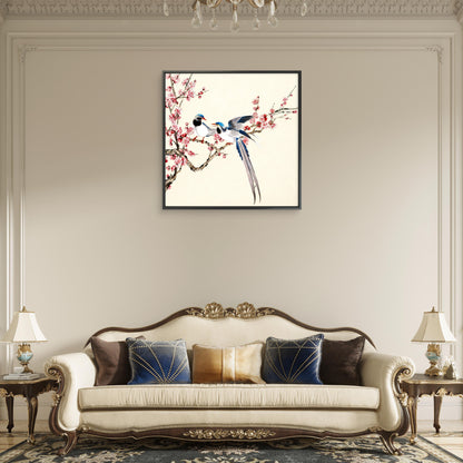 Blossoms in Spring-Luxurious-Wildlife & Animals-3D Textured Wall Art | UV Embossed Canvas Wall Frame for Home decor