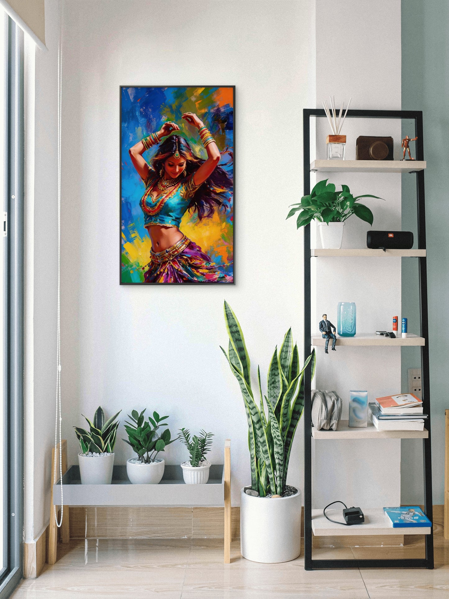 Graceful_Celebration_Girl-Luxurious-Lifestyle & Hobbies-3D Textured Wall Art | UV Embossed Canvas Wall Frame for Kids living room and studio