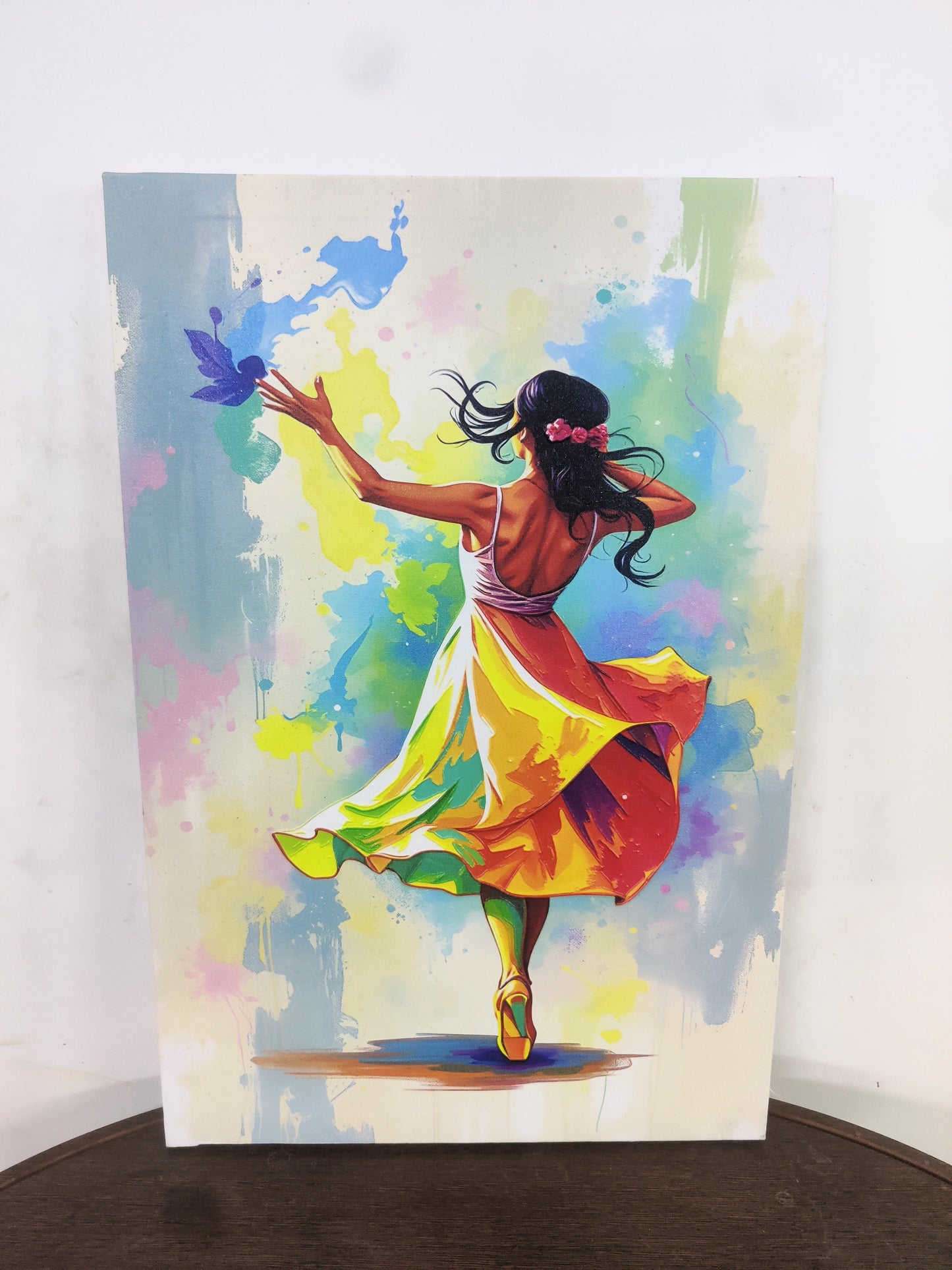 Dance-art-background-Luxurious-Lifestyle & Hobbies-3D Textured Wall Art | UV Embossed Canvas Wall Frame for Home decor and studio