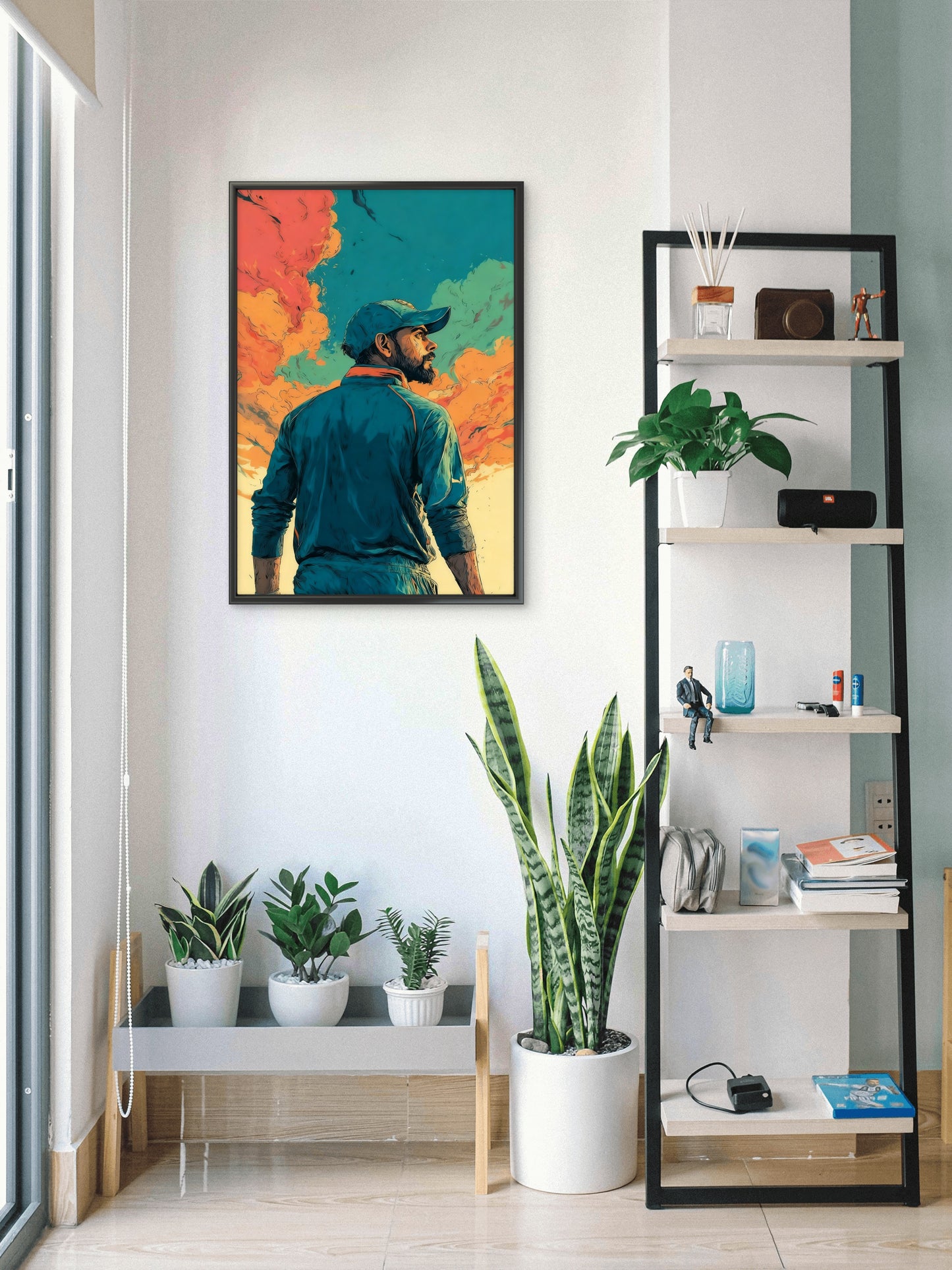 King Kohli-Luxurious-Lifestyle & Hobbies-3D Textured Wall Art | UV Embossed Canvas Wall Frame for Kids room and Sports area