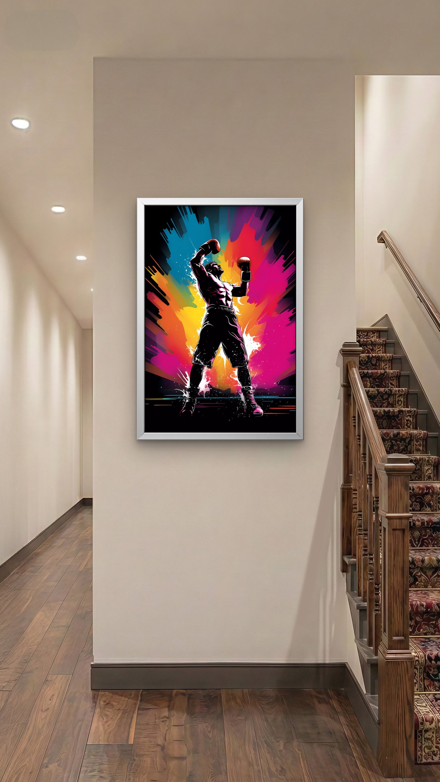 digital-art-style-boxing-day-celebration-Luxurious-Lifestyle & Hobbies-3D Textured Wall Art | UV Embossed Canvas Wall Frame for Kids room and gym
