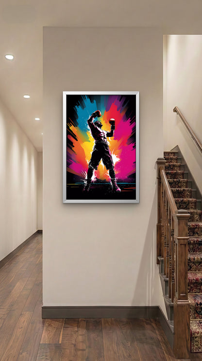 digital-art-style-boxing-day-celebration-Luxurious-Lifestyle & Hobbies-3D Textured Wall Art | UV Embossed Canvas Wall Frame for Kids room and gym