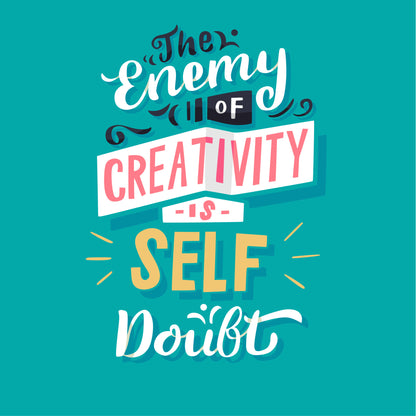 creativity quote inspirational-Luxurious-Motivational & Typography| 3D Textured Wall Art | UV Printed Embossed Canvas Wall Frame for Home Decor,Living Room