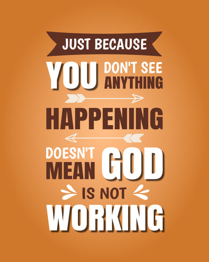 god has plan for you-Luxurious-Motivational & Typography| 3D Textured Wall Art | UV Printed Embossed Canvas Wall Frame for Office,Meditation Space