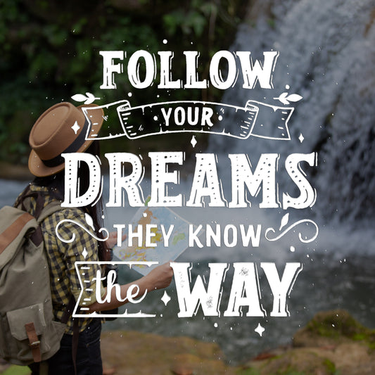 Dream Way-Luxurious-Motivational & Typography| 3D Textured Wall Art | UV Printed Embossed Canvas Wall Frame for Office,Meditation Space