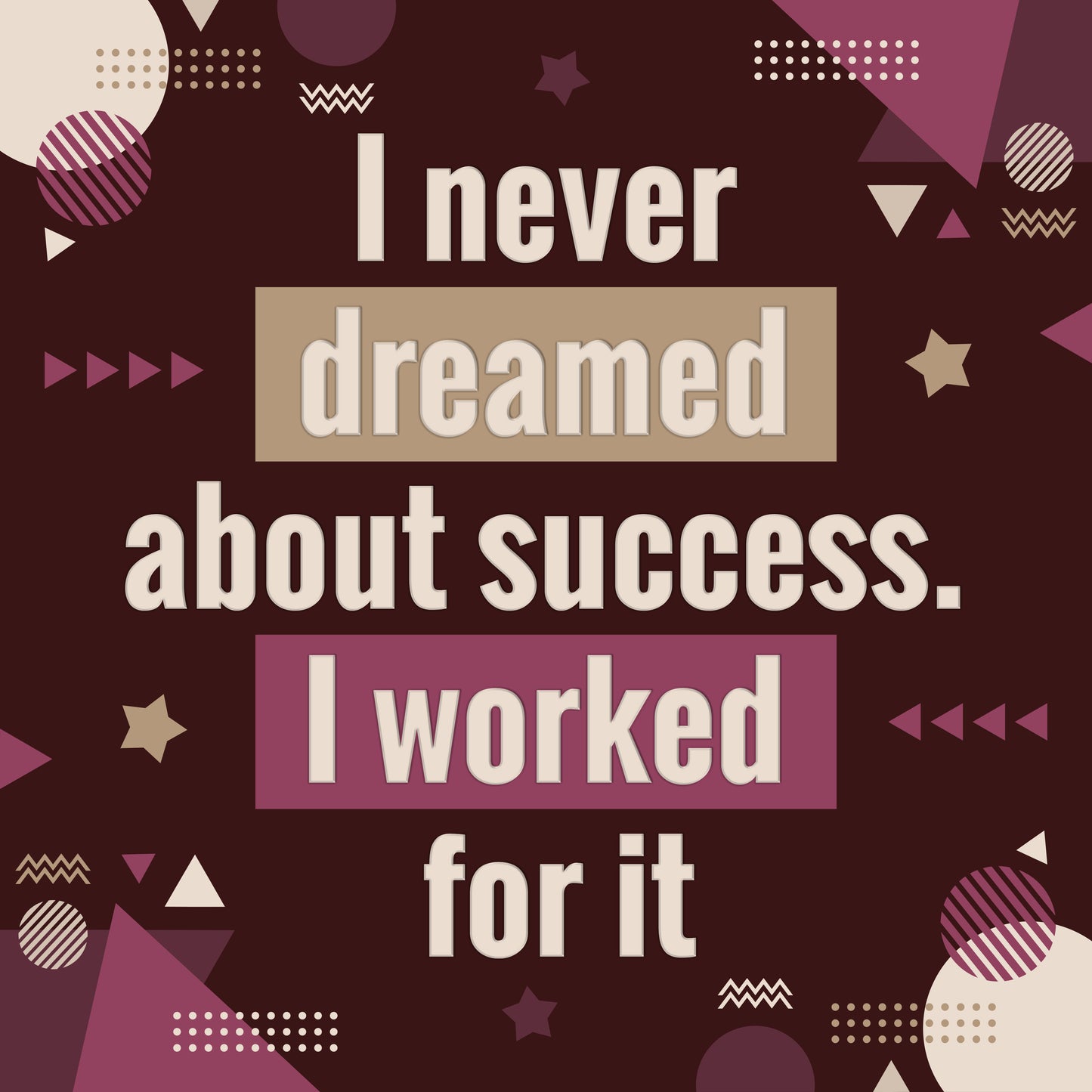 sucess is all about work hard-Luxurious-Motivational & Typography| 3D Textured Wall Art | UV Printed Embossed Canvas Wall Frame for Office,Meditation Space