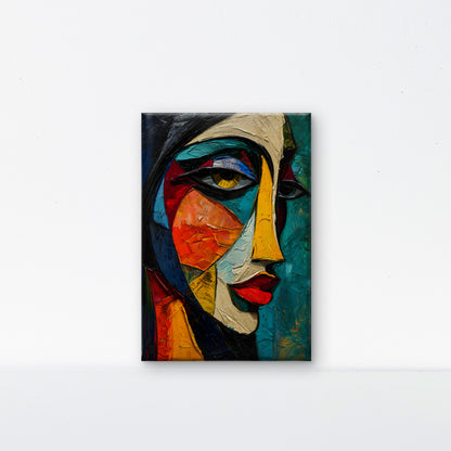 Picasso Style Art-Luxurious-Modern Art & Abstract| 3D Textured Wall Art | UV Printed Embossed Canvas Wall Frame for Office,Meditation Space