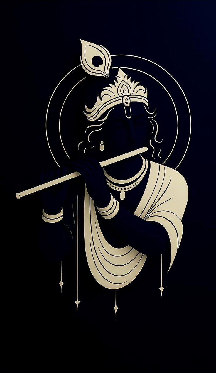 Golden krishn-Luxurious-Spiritual & Mindful 3D Textured Wall Art | UV Printed Embossed Canvas Wall Frame for Prayer room ,Meditation Space