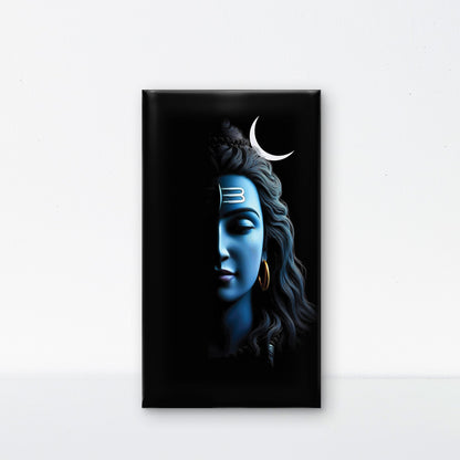 Shivaa-Luxurious-Spiritual & Mindful 3D Textured Wall Art | UV Printed Embossed Canvas Wall Frame for Prayer room ,Meditation Space