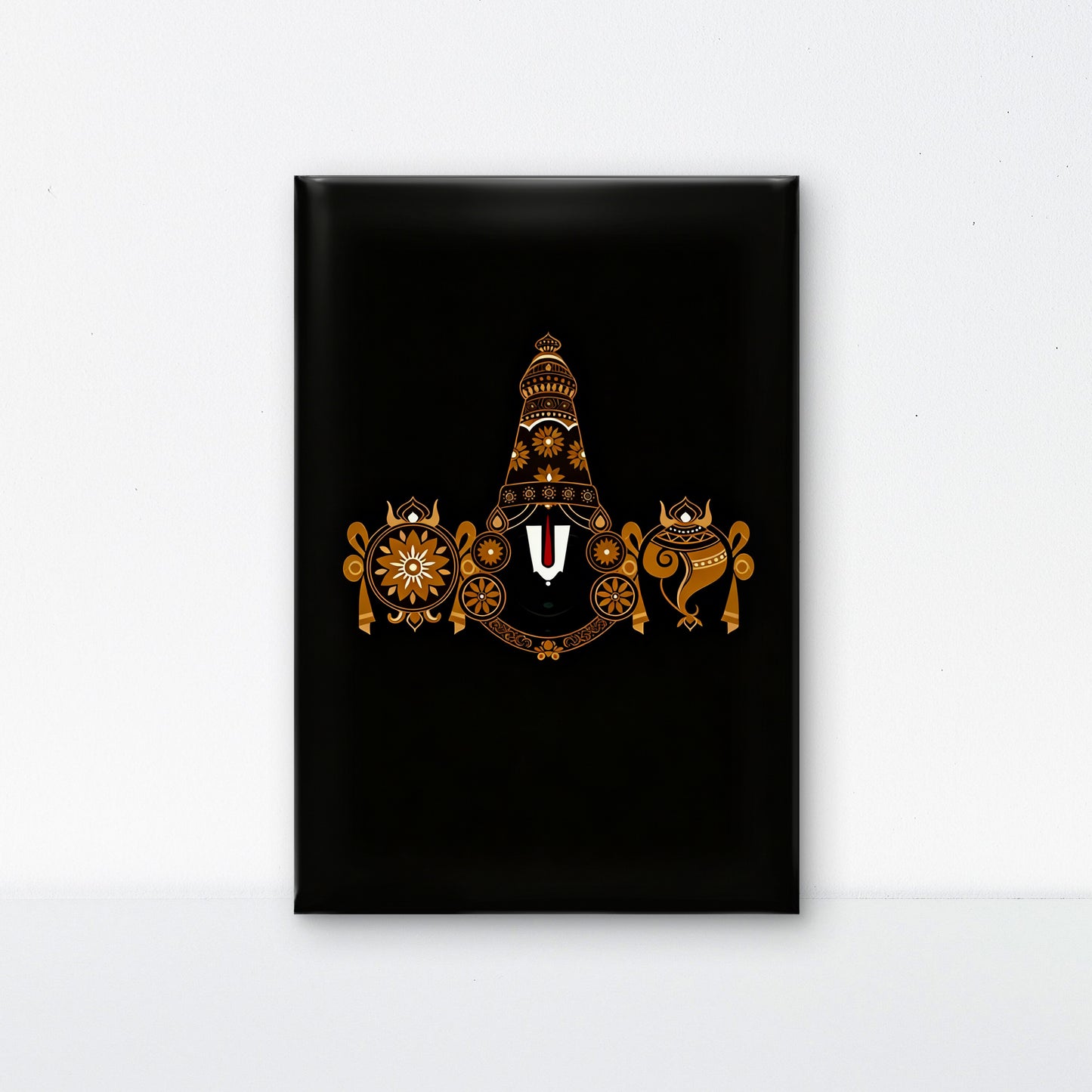 Sri Venkateswara Vaibhavam-Luxurious-Spiritual & Mindful 3D Textured Wall Art | UV Printed Embossed Canvas Wall Frame for Prayer room ,Meditation Space