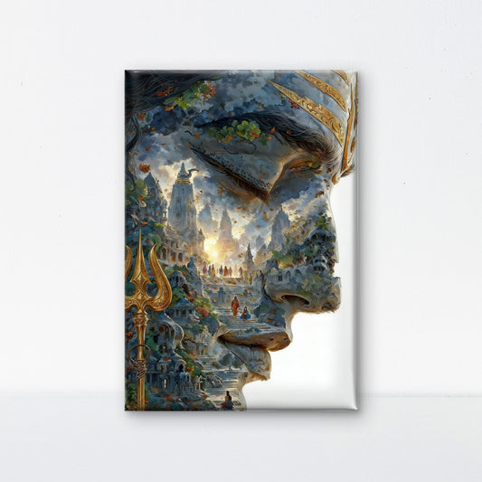 The Art Driven Soul-Luxurious-Spiritual & Mindful 3D Textured Wall Art | UV Printed Embossed Canvas Wall Frame for Prayer room ,Meditation Space