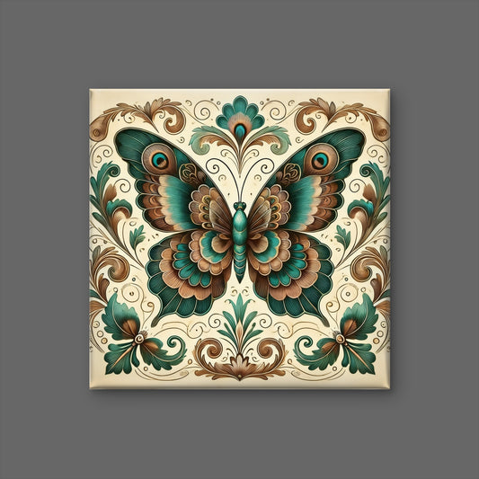 bohemian-style animal mandala-Luxurious-Wildlife & Animals-3D Textured Wall Art | UV Embossed Canvas Wall Frame for Home decor