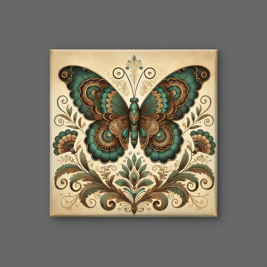 bohemian-style animal mandalas-Luxurious-Wildlife & Animals-3D Textured Wall Art | UV Embossed Canvas Wall Frame for Home decor