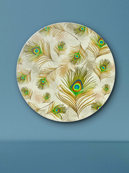 Peacock Elegance-Luxurious | 3D Textured Wall Art | UV Printed Embossed Canvas Wall Frame for living room