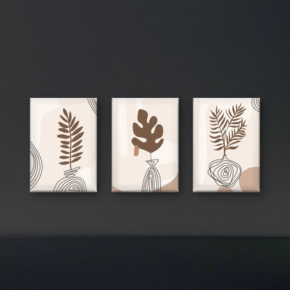 design-boho-3D Textured Wall Art | UV Embossed Canvas Wall Frame for Home decor