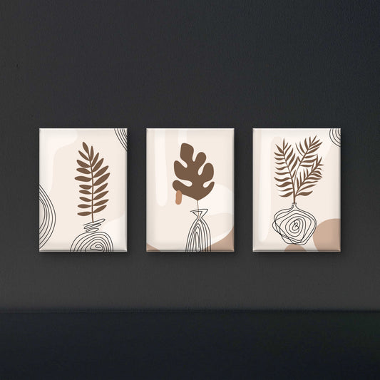 design-boho-3D Textured Wall Art | UV Embossed Canvas Wall Frame for Home decor