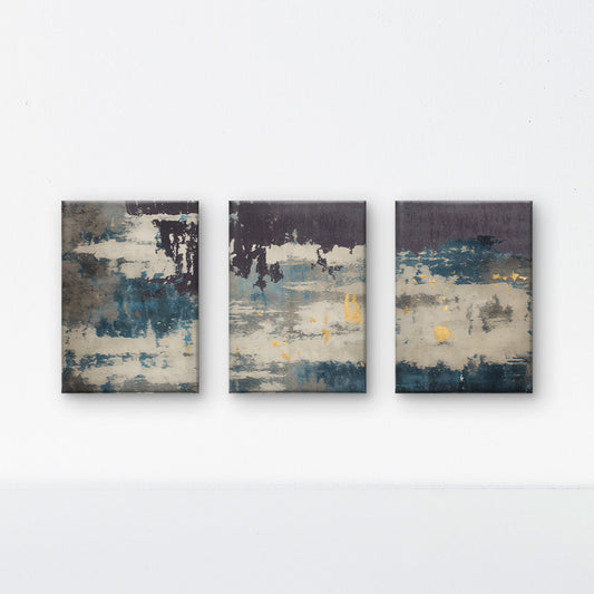 set-three-abstract-luxury-3D Textured Wall Art | UV Embossed Canvas Wall Frame for Home decor