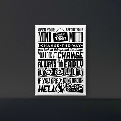 change the way-Luxurious-Motivational & Typography| 3D Textured Wall Art | UV Printed Embossed Canvas Wall Frame for Office,Meditation Space