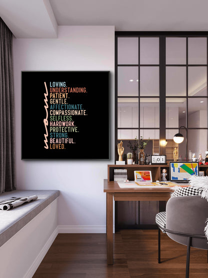 motivation word-Luxurious-Motivational & Typography| 3D Textured Wall Art | UV Printed Embossed Canvas Wall Frame for Office,Meditation Space