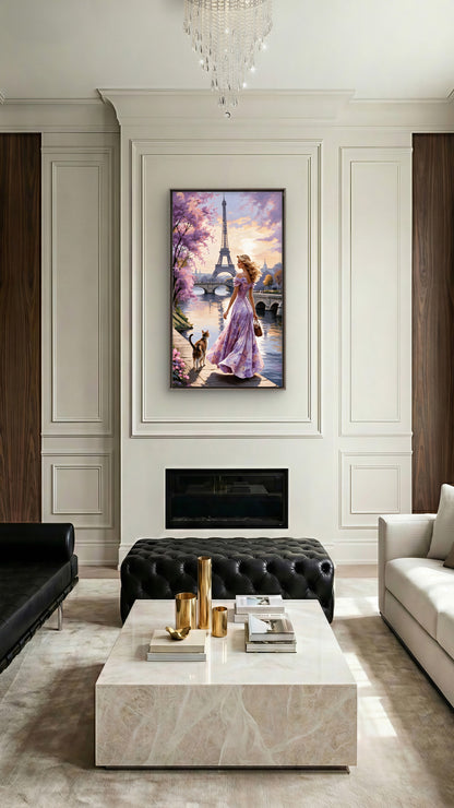 Chasing Blossoms-Love & Togetherness -3D Textured Wall Art | UV Embossed Canvas Wall Frame for Home decor (Copy) (Copy) (Copy)