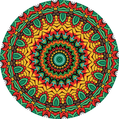 detailed-colorful-mandala-design-features-concentric WALL ART