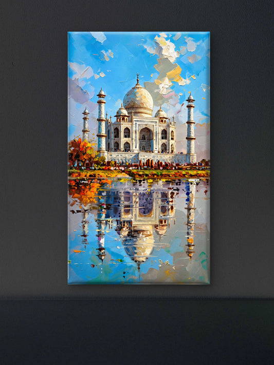 Taj Mahal-Culture, Heritage & Folk Art -3D Textured Wall Art | UV Embossed Canvas Wall Frame for Home decor (Copy) (Copy) (Copy) (Copy)