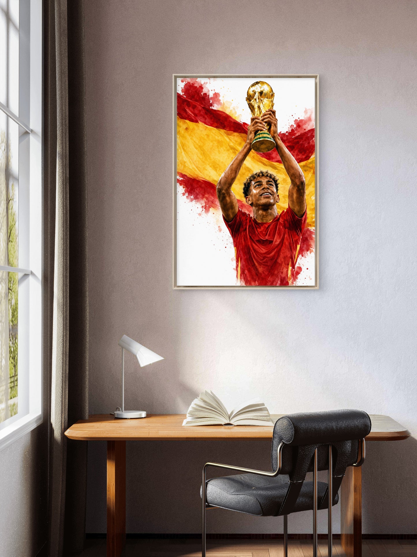 The World Champions-Luxurious-Lifestyle & Hobbies 3D Textured Wall Art | UV Printed Embossed Canvas Wall Frame for Home Decor,living Room