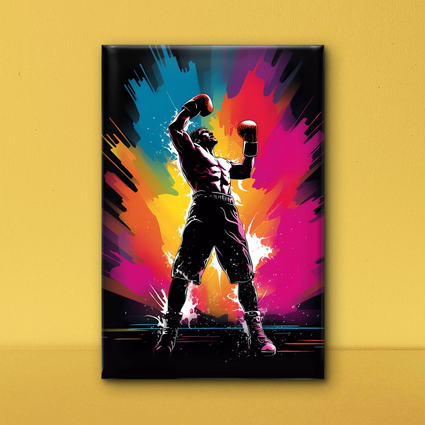 digital-art-style-boxing-day-celebration-Luxurious-Lifestyle & Hobbies-3D Textured Wall Art | UV Embossed Canvas Wall Frame for Kids room and gym