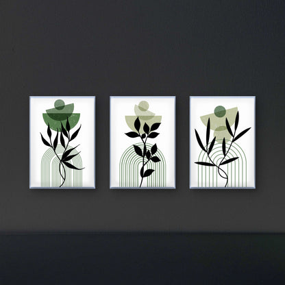 Three-pictures-flowers-vase-with-words-flowers-luxury-3D Textured Wall Art | UV Embossed Canvas Wall Frame for Home decor