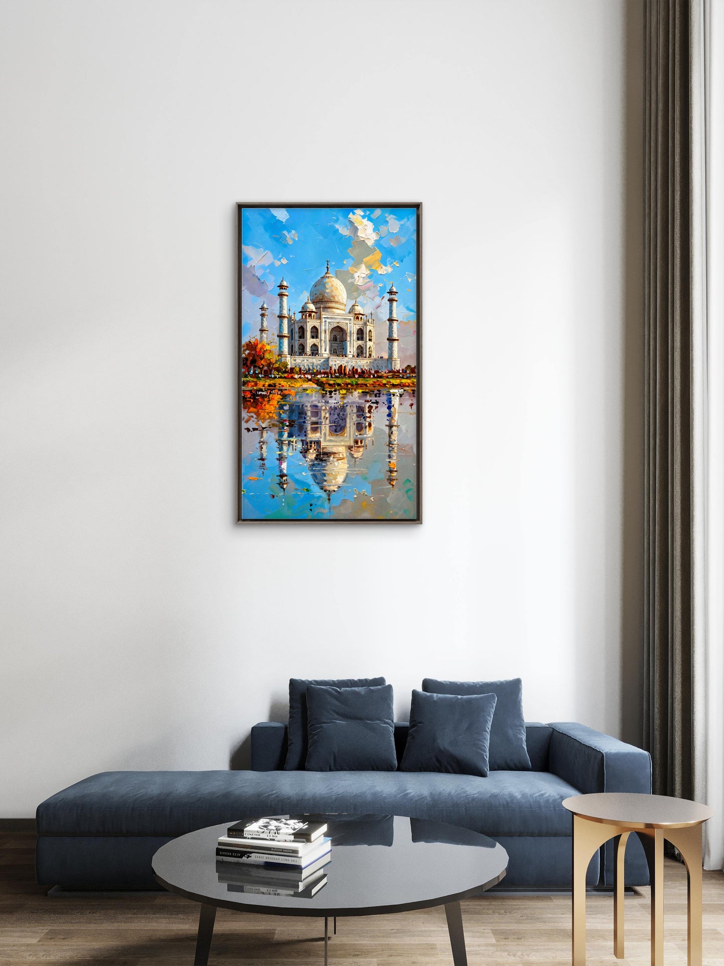 Taj Mahal-Culture, Heritage & Folk Art -3D Textured Wall Art | UV Embossed Canvas Wall Frame for Home decor (Copy) (Copy) (Copy) (Copy)
