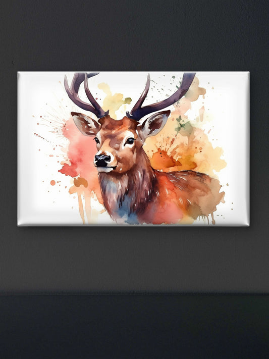 splash-colorful-animal-part-Luxurious-Wildlife & Animals-3D Textured Wall Art | UV Embossed Canvas Wall Frame for Home decor