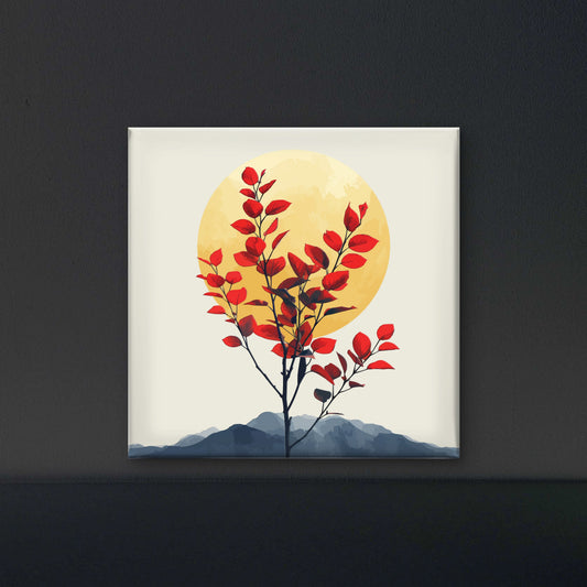 Floral element-Luxurious-Nature and landscape | 3D Textured Wall Art | UV Printed Embossed Canvas Wall Frame for Home Decor,Living Room