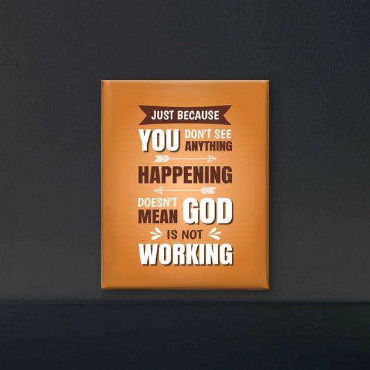 god has plan for you-Luxurious-Motivational & Typography| 3D Textured Wall Art | UV Printed Embossed Canvas Wall Frame for Office,Meditation Space